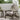 charmydecor Malibu gray acacia wood folding Adirondack chair styled on a covered outdoor patio