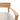 Charmydecor Mallorca patio club chair close up of rounded armrest and wood back detail