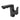 charmydecor matte black bathroom sink faucet modern smart LED temperature display