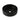 CharmyDecor matte black vessel sink from a front angle showing upright walls and the bowl interior.