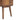 Close-up of a wooden cabinet with visible grain and texture on a white background