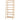 charmydecor minimalist natural bamboo ladder bookshelf with four open storage shelves