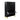 charmydecor modern black shoe cabinet partially open showing two level shoe racks