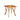 charmydecor natural teak finish outdoor square dining table with curved wooden legs on white background