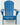 charmydecor navy blue Adirondack chair front view with embossed wood grain texture