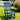 Charmydecor navy blue HIPS outdoor rocking chair displayed in a sunny garden with pink flowers