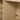 CharmyDecor oak finish bathroom vanity interior close-up showing shelf supports and adjustable mounting positions.