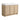CharmyDecor oak finish bathroom vanity with three framed doors and a white sink, front angle view.