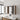 CharmyDecor oak-look bathroom mirror with cabinets and open mirrored doors above a white vanity.