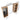 CharmyDecor bathroom mirror with storage dimension diagram showing overall width, height, depth, and individual cabinet widths.