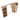 CharmyDecor bathroom mirror with storage from a high angle, with the wood-look door ajar and three open shelf compartments.