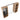 CharmyDecor bathroom mirror with storage elevated angle highlighting the organizer's divided compartments and narrow dark mirror border.