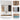 CharmyDecor bathroom mirror with storage feature collage showing the door hinge, slotted organizer panel, and cabinet hardware.
