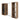 CharmyDecor bathroom mirror with storage angled view emphasizing three open compartments with silver-colored retaining rails.