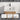 CharmyDecor oak-look bathroom vanity sink detail collage showing the faucet hole, overflow openings, and smooth white basin.