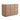 CharmyDecor oak-look bathroom vanity front angle showing the curved side and wood-grain finish