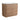 CharmyDecor oak-look bathroom vanity front angle view highlighting wood grain and rounded cabinet corners.
