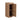 Matching storage cabinet for the CharmyDecor oak-look bathroom vanity with its door open and interior shelf visible