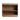 CharmyDecor oak-look bathroom vanity rear view showing the open back, horizontal support rails and interior shelf.