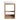 CharmyDecor oak-look bathroom vanity front view with both doors open, revealing the shelf and lower storage area