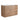 CharmyDecor oak-look bathroom vanity front angle showing wood-grain doors, rounded corners, and white ceramic top.