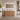 CharmyDecor oak-look double sink bathroom vanity with white top in a contemporary bathroom setting