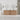 CharmyDecor oak-look double sink bathroom vanity with center storage cabinet in a bright bathroom setting.