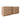 CharmyDecor oak-look double sink bathroom vanity front angle highlighting curved cabinet corners and wood-grain doors