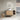 CharmyDecor oak-look floating bathroom vanity with white vessel sink and open shelving in a modern bathroom