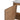 CharmyDecor oak-look floating bathroom vanity close-up showing the open door's beveled concealed edge pull.