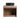 CharmyDecor oak-look floating bathroom vanity cabinet rear view showing the open back and exposed fasteners