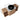 CharmyDecor oak-look floating bathroom vanity dimension diagram showing the sink, cabinet, and side shelf units