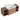 CharmyDecor oak-look floating bathroom vanity dimension diagram showing the combination width and component measurements.