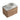 CharmyDecor oak-look floating bathroom vanity elevated angle showing the round vessel sink and rounded countertop corners