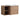 CharmyDecor oak-look floating bathroom vanity front angle showing rounded cabinet corners and open compartments.