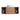 CharmyDecor oak-look floating bathroom vanity front view showing the closed cabinet and four open compartments