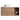 CharmyDecor oak-look floating bathroom vanity front view showing two doors and separate open storage