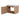 CharmyDecor oak-look floating bathroom vanity central cabinet with an open door revealing the interior and rear opening.