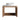 CharmyDecor oak-look floating bathroom vanity front view with both doors open and storage interior visible