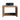 CharmyDecor oak-look floating bathroom vanity front view with open doors showing the undivided interior and rear opening