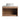 CharmyDecor oak-look floating bathroom vanity rear view showing the large back opening and lower panel