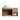 CharmyDecor oak-look floating bathroom vanity rear view showing the large cabinet opening and storage-unit back