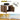 CharmyDecor oak-look floating bathroom vanity with doors open and a soft-close hinge detail inset