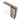 CharmyDecor wall mounted medicine cabinet set from an elevated angle highlighting oak-look tops and the ribbed side door