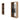 CharmyDecor oak-look wall mounted medicine cabinet closed front angle with railed side shelves and a dark compartment organizer