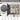 CharmyDecor wall mounted medicine cabinet with a close-up of the hooks on its dark gray interior door organizer.