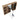 CharmyDecor wall mounted medicine cabinet in an elevated product view showing the open mirrored door and glass shelves