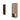 CharmyDecor wall mounted medicine cabinet in an angled product view highlighting the wood-look side door and lower cubby.