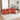 charmydecor orange chenille cloud sectional sofa with ottoman in bright modern living room