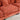 charmydecor orange cloud couch seat cushion close up with decorative edging and black legs